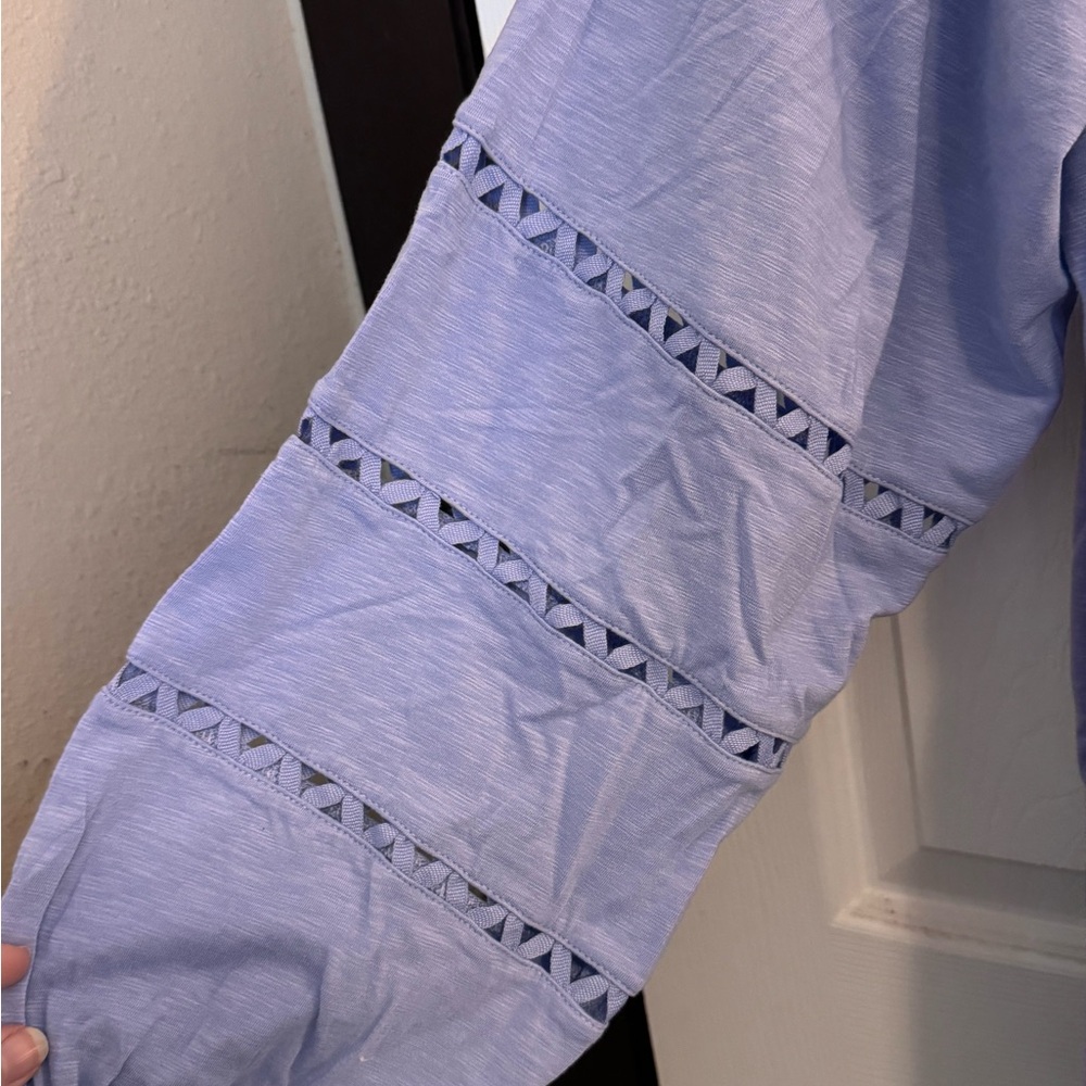 NWT Lilly Pulitzer Katt Top in Periwinkle Purple - Picture 4 of 5